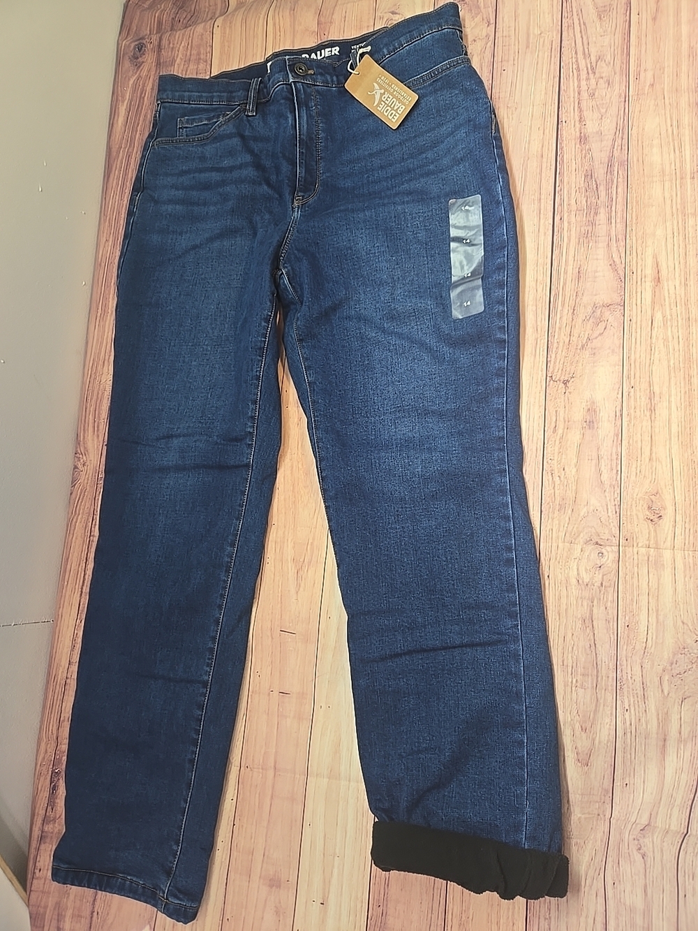 Powerflex Dark Blue Women's Jeans by Eddie Bauer